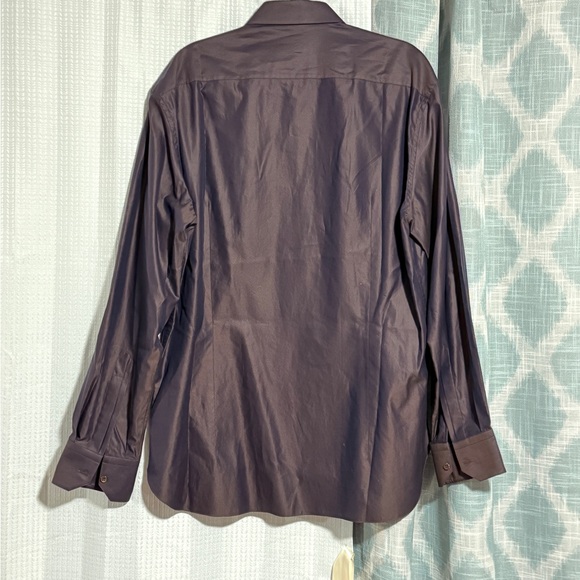 Men's Purple Stefano Ricci Italian Dress Shirt. Size 17.5 / 44 - Picture 8 of 12